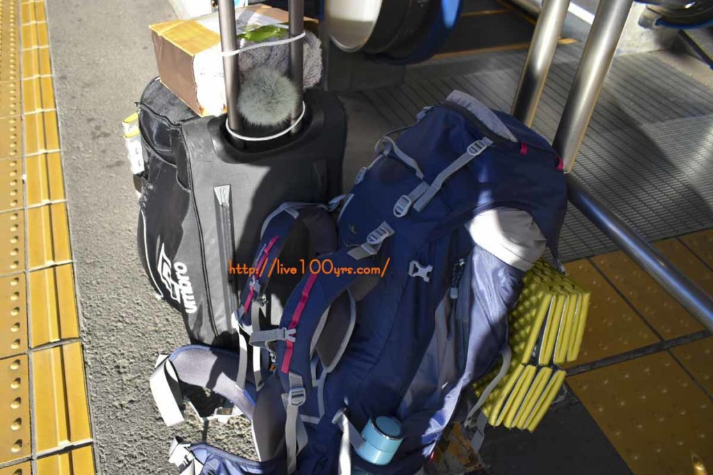 実際に運んでみた 電車キャンプで荷物を運ぶ方法を解説 写真付 Marumarublog